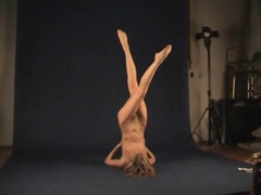 Free Kilo Movies presents: Flexible naked teenager in the photo studio