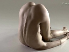Free Kilo Movies presents: Stunningly fit teen bends her body in sexy ways