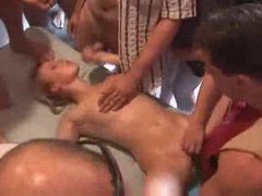 Free Kilo Movies presents: Hot spunk lands on girl in middle of jacking guys