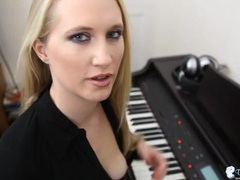 Free Kilo Movies presents: Piano playing cutie reveals her natural tits