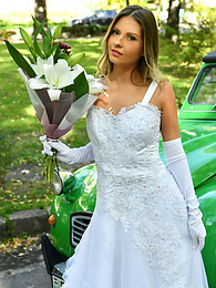 Free Kilo Movies presents: Naughty bride Rebecca Volpetti takes a photographer assistant's stiff dick