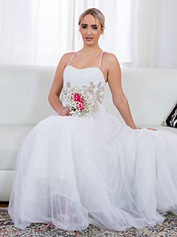 Free Kilo Movies presents: Blonde bride Anna Khara has sex with the groom and a photographer at once