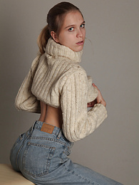 Free Kilo Movies presents: Very shy and modest teen girl gets undressed showing off her fresh and natural naked body
