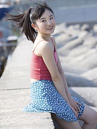 Free Kilo Movies presents: Asian teen Chisaki Morito demonstrates her tiny tits and demonstrates her exposed body outdoors